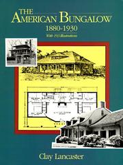 The American bungalow, 1880-1930