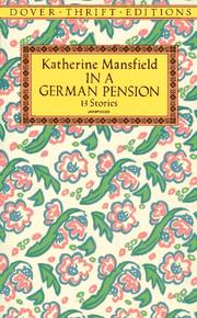 Cover of: In a German pension by Katherine Mansfield