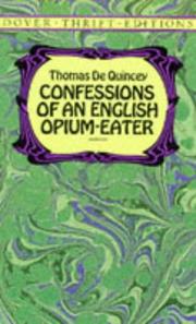 Confessions of an English opium-eater
