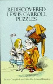 Rediscovered Lewis Carroll puzzles