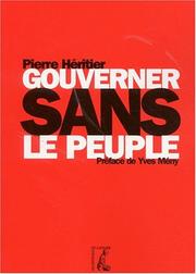 Cover of: Crise de la democratie by P. Heritier