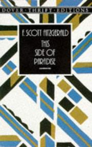 Cover of: This side of paradise by F. Scott Fitzgerald