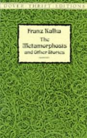 Cover of: The metamorphosis and other stories by Franz Kafka