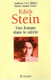 Edith Stein by Maria Amata Neyer, Andreas-Uwe Muller