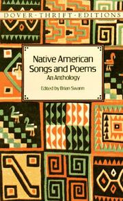 Cover of: Native American Songs and Poems: An Anthology (Dover Thrift Editions)