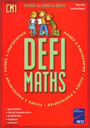 Cover of: Défi maths, CM1