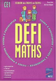 Cover of: Defimaths, ce1