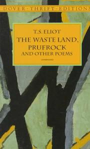 Cover of: The waste land, Prufrock, and other poems