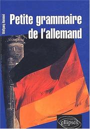 Cover of: Petite grammaire de l'allemand by Hammel