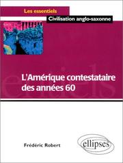 Cover of: L'Amérique contestataire des années 60