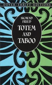 Cover of: Totem and taboo by Sigmund Freud