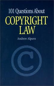 Cover of: 101 questions about copyright law