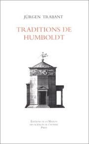 Cover of: Les traditions de Humboldt