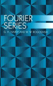 Cover of: Fourier series by G. H. Hardy