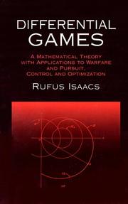 Differential games by Rufus Isaacs
