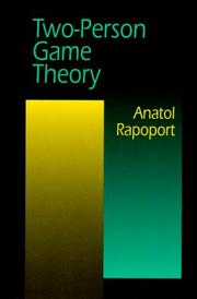 Cover of: Two-person game theory