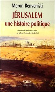 Cover of: Jérusalem, une histoire politique by Meron Benvenisti