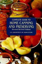Cover of: want to read - canning & preserving