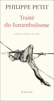Cover of: Traité du funambulisme