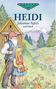 Cover of: Heidi by Johanna Spyri.