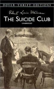 The  suicide club by Robert Louis Stevenson