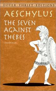 Cover of: The seven against Thebes by Aeschylus