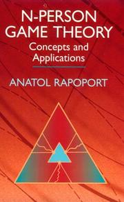 N-person game theory by Anatol Rapoport