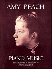 Cover of: Amy Beach Piano Music by Amy Beach