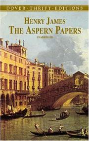 Cover of: The Aspern papers by Henry James