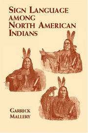 Cover of: Sign Language Among North American Indians