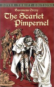 Cover of: The Scarlet Pimpernel by Emmuska Orczy, Baroness Orczy
