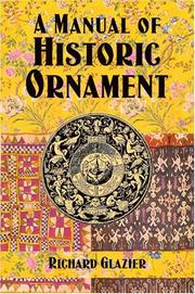 Cover of: A Manual of Historic Ornament