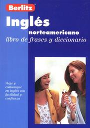 Cover of: Ingles: Libro De Frases Y Diccionario (Berlitz Phrase Book)