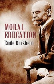 Education morale by Émile Durkheim