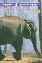 Cover of: Lonely Planet Sri Lanka: Guide De Voyage (Lonely Planet Travel Guides French Edition)