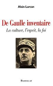 Cover of: De Gaulle : Inventaire