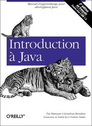 Cover of: Introduction à Java