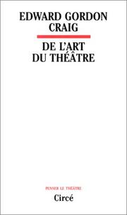 Cover of: De l'art du théâtre