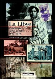 Cover of: La Libye à travers les cartes postales, 1900-1940