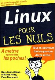 Cover of: Linux pour les nuls