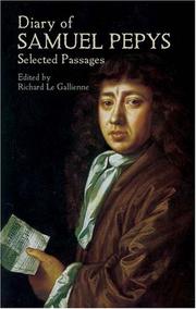 Diary of Samuel Pepys : selected passages