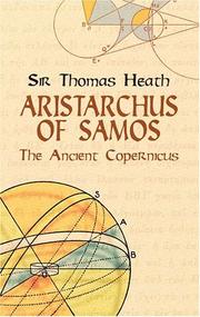 Cover of: Aristarchus of Samos: The Ancient Copernicus (Dover Books on Astronomy)