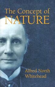 The concept of nature : the Tarner lectures delivered in Trinity College, November 1919