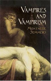 Cover of: Vampires and Vampirism
