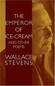 Cover of: The emperor of ice-cream, and other poems