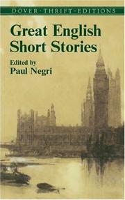 Cover of: Great English short stories