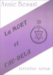 Cover of: La mort et l'au-delà