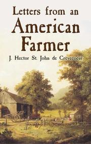 Letters from an American farmer by J. Hector St. John de Crèvecoeur