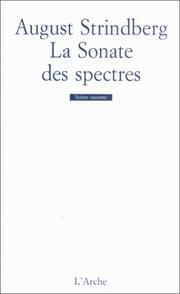 Cover of: La Sonate des spectres