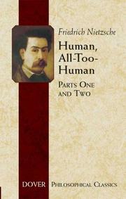 Cover of: Human, all-too-human by Friedrich Nietzsche